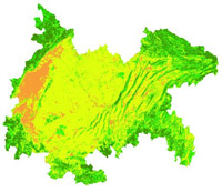 川渝生态适宜性分析专题制作