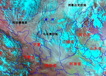 典型沙尘天气卫星影像数据服务