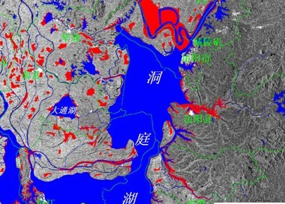 全国洪涝灾害重点受灾地区灾情空间