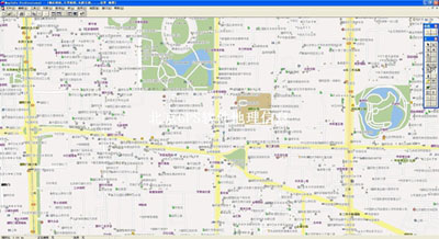 北京市电子地图矢量数据图片